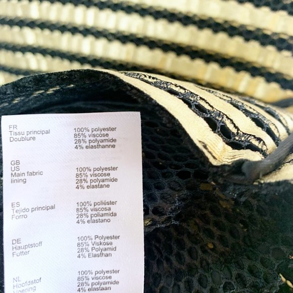 Maje Rezzano Mesh Stripe Dress - Picture 12 of 12